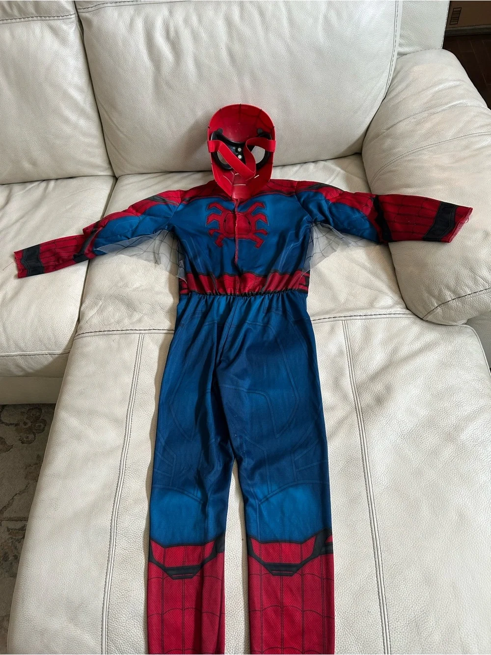 Kids Halloween Spider-Man Red & Blue Kids Costume - Size M 7/8